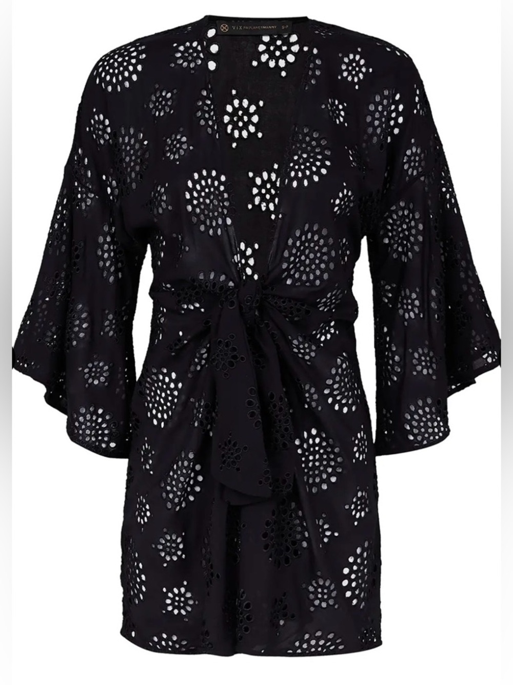 NWT ViX Paula Hermanny
Eyelet Perola Knot Short Swim Cover Up, size M